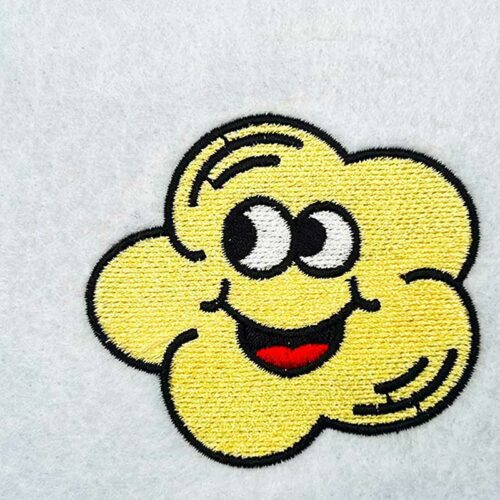 popcorn embroidery design