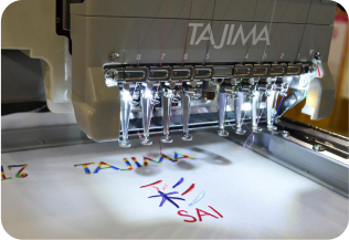 Tajima Embroidery Machines LED Lighted Sewing Field