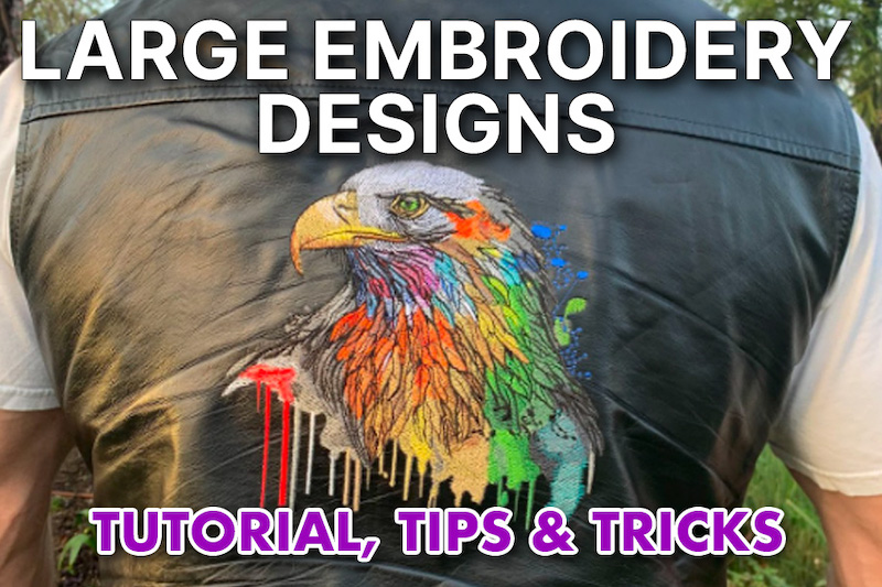 large embroidery design tutorial banner