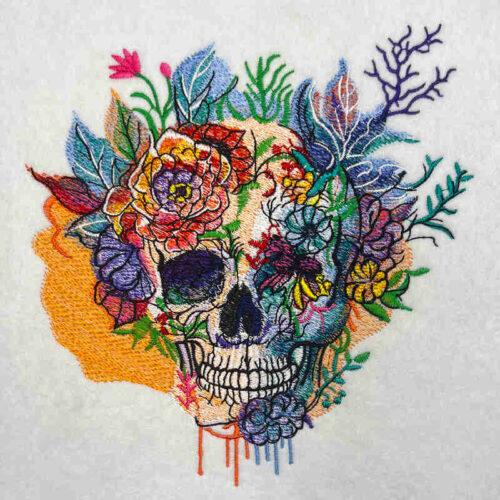 Sugar Skull 2 embroidery design