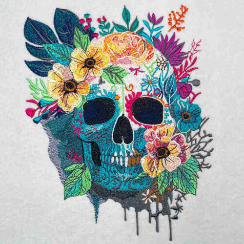 Sugar Skull 4 embroidery design