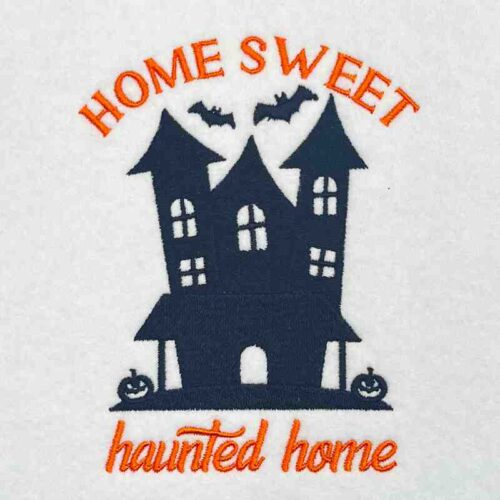 Home Sweet Haunted embroidery design