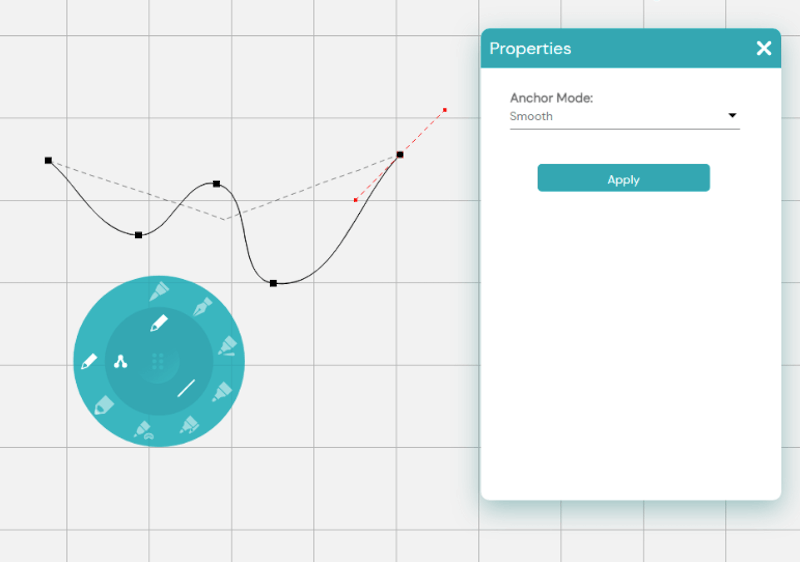 node smooth anchor