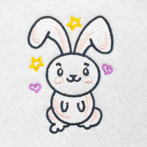 Bunny embroidery design