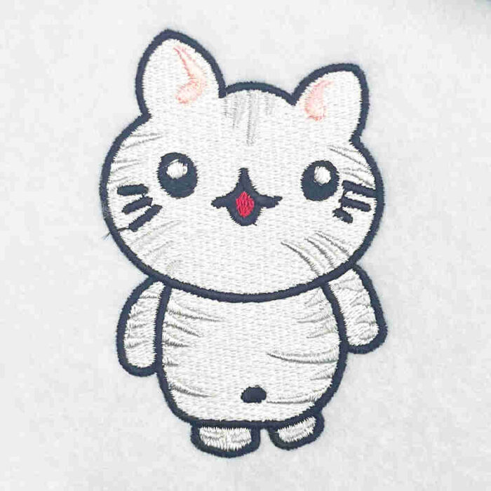 cat embroidery design