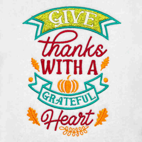 grateful heart embroidery design