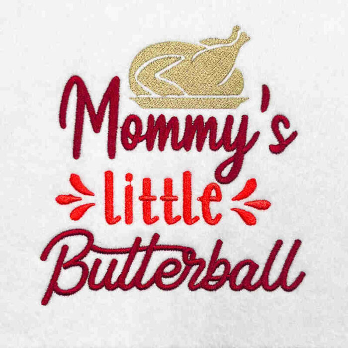 Little Butterball embroidery design