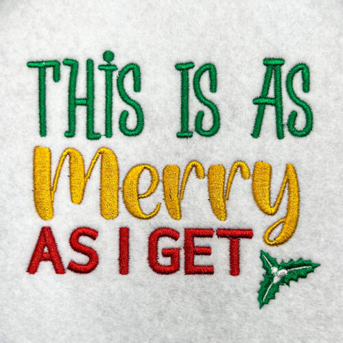 merry as i get embroidery design