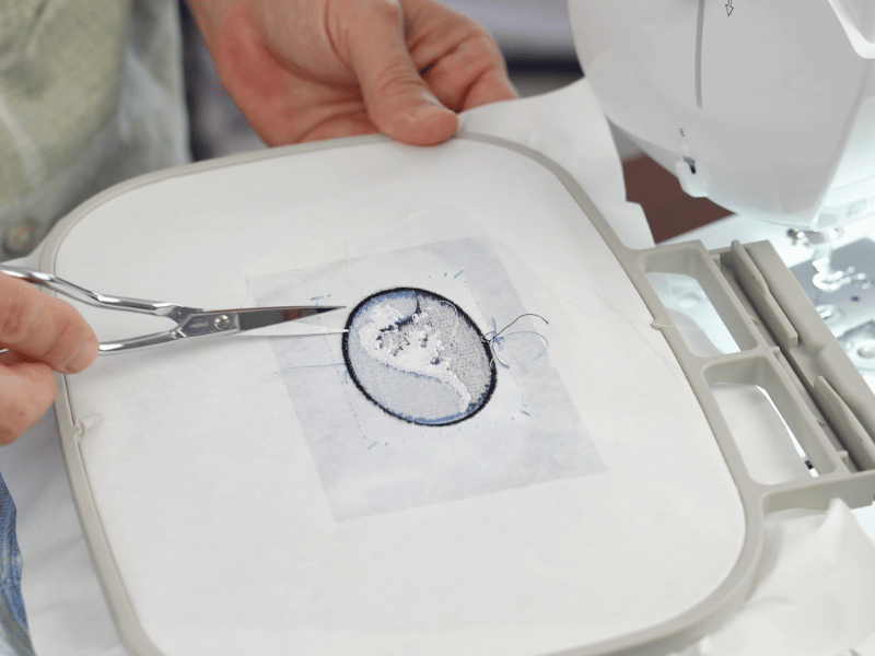 Embroidered Bucket Hat Removing Stitches