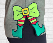 Elf Bow Side Seam Applique