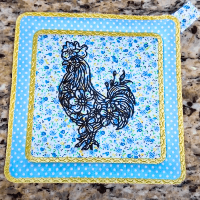 Rooster Trivet 1